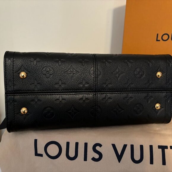 RARE Louis Vuitton Sully Tote Monogram Empreinte Leather PM - Black - Picture 6 of 16